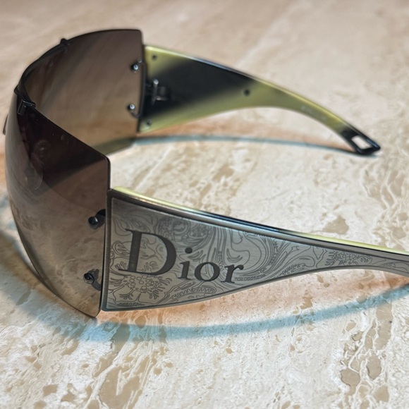 Dior Western Mask Sunglasses Brown - Picture 4 of 15